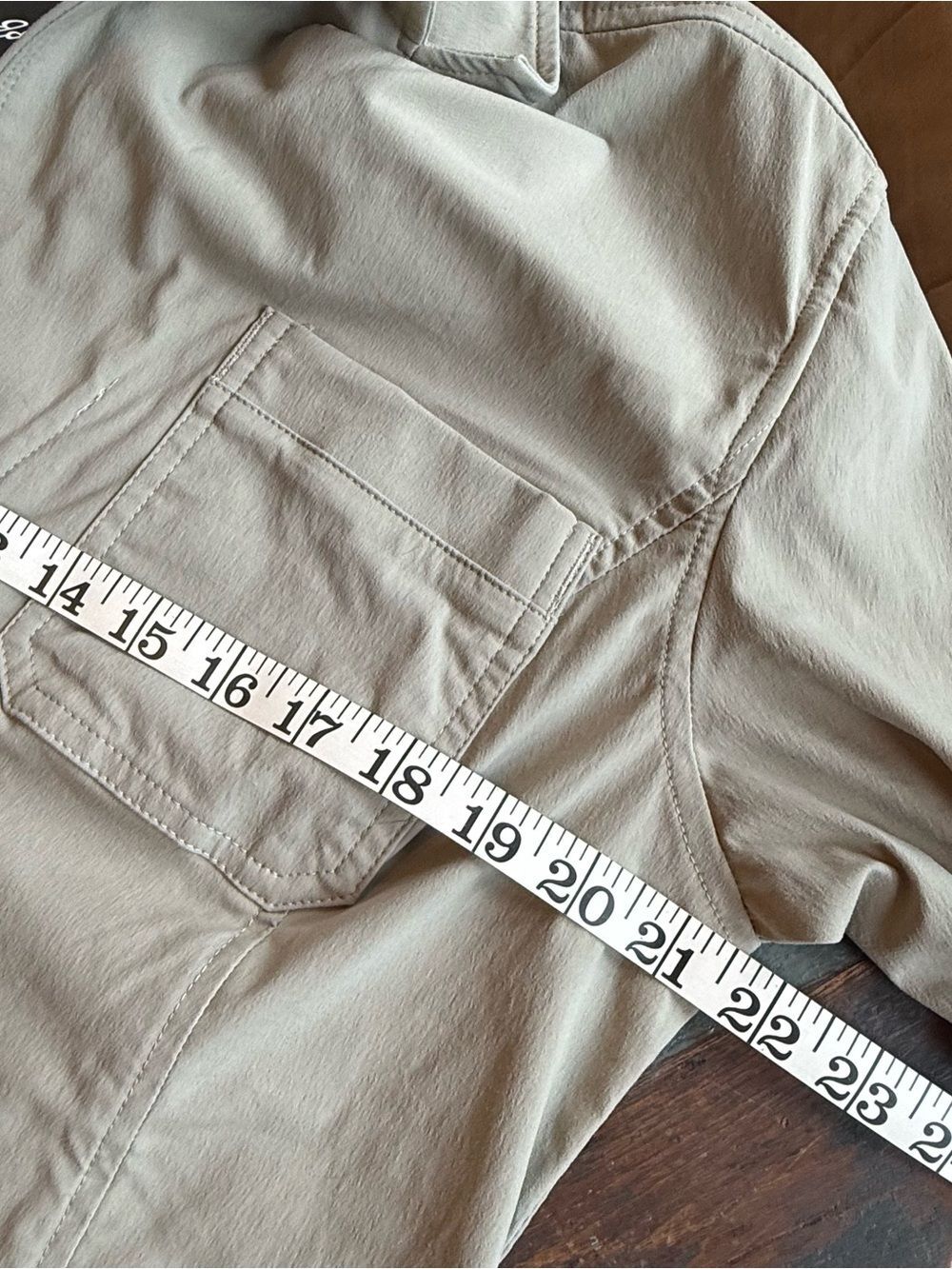 Eddie Bauer Travex Voyager Flexion Blazer Women's 16 NWT Stone Tan Stretch - Picture 13 of 13